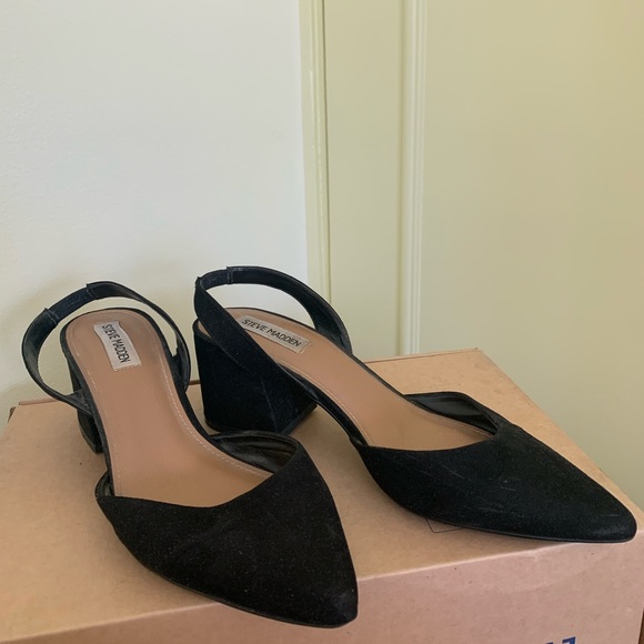 Steve Madden Black 2.5” Heels - Picture 2 of 6